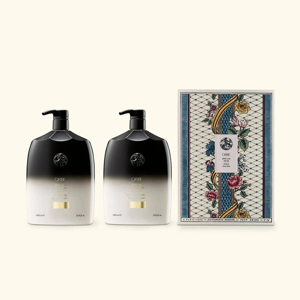 Gold Lust Repair & Restore Shampoo & Conditioner Liter Duo, Pumps