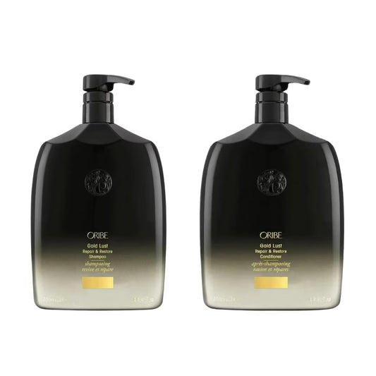 Gold Lust Repair & Restore Shampoo & Conditioner Liter Duo, Pumps