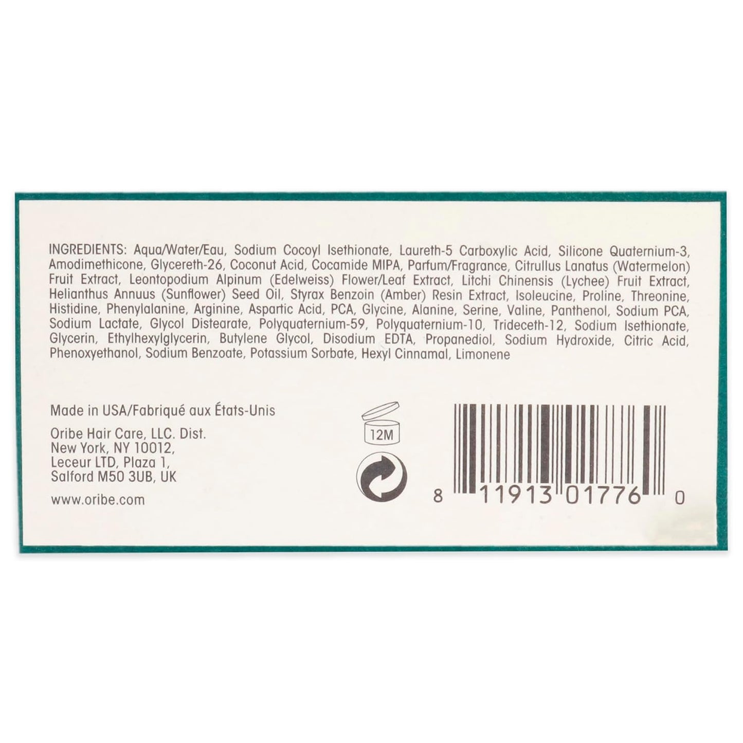 Shampoo for Moisture & Control, 8.5 Fl Oz